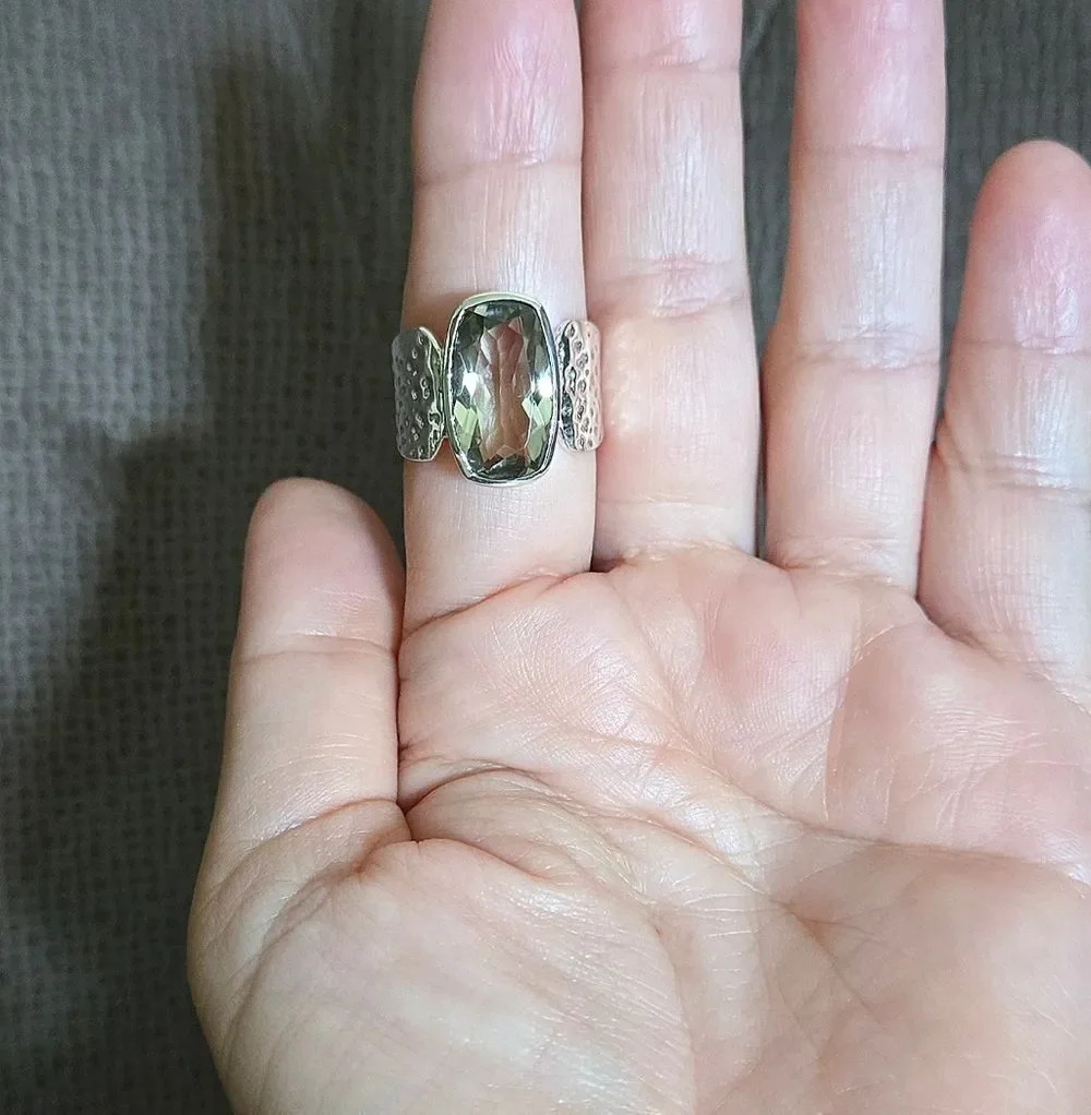 Shivam Green💚 Amethyst Statement Ring💍 - NWT